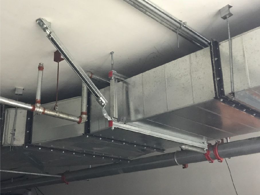 抗震支架風（fēng）管如何安裝呢？